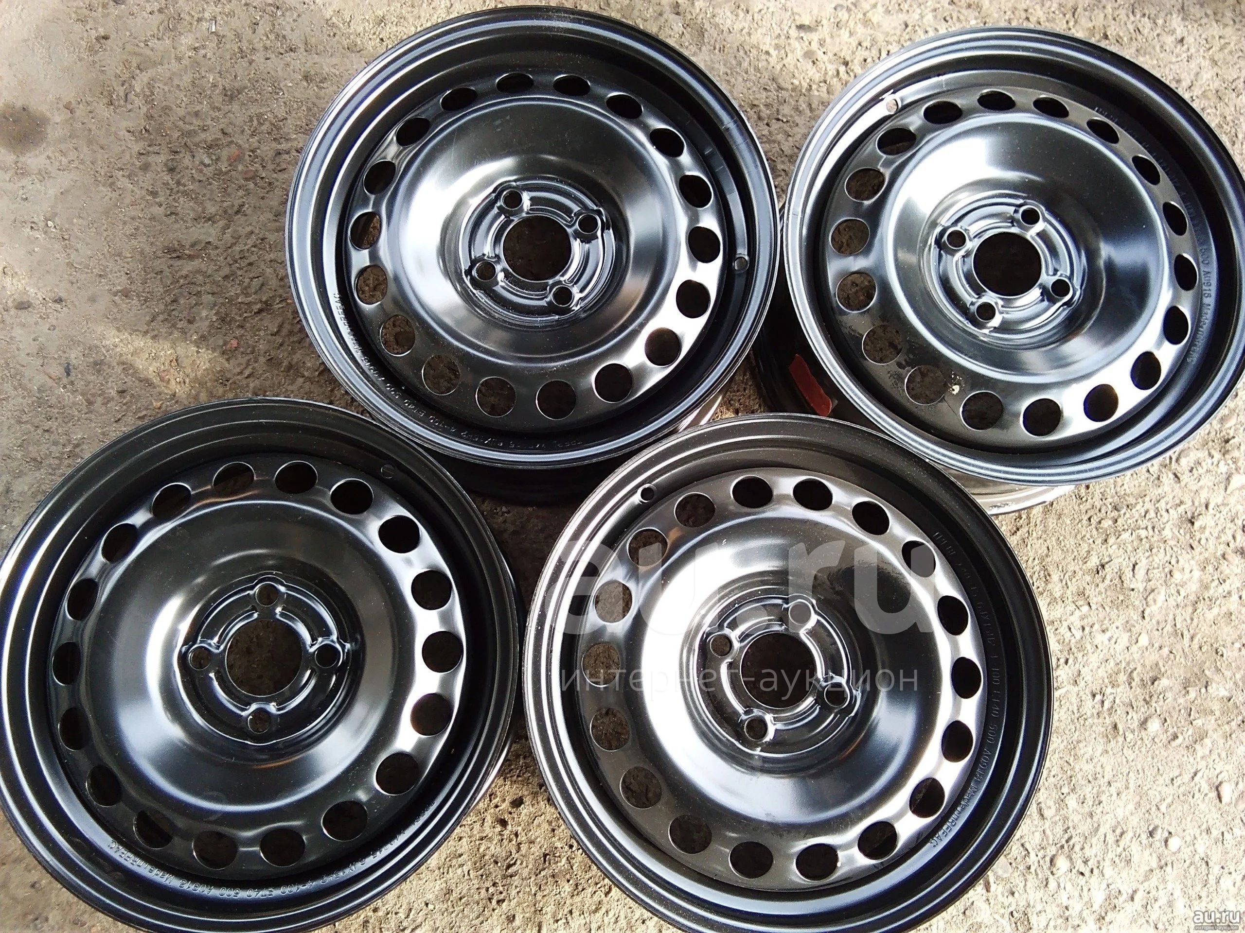 Диски Штамповка r-15 4*100 НОВАЯ (Black) 4 шт — купить в Красноярске ...