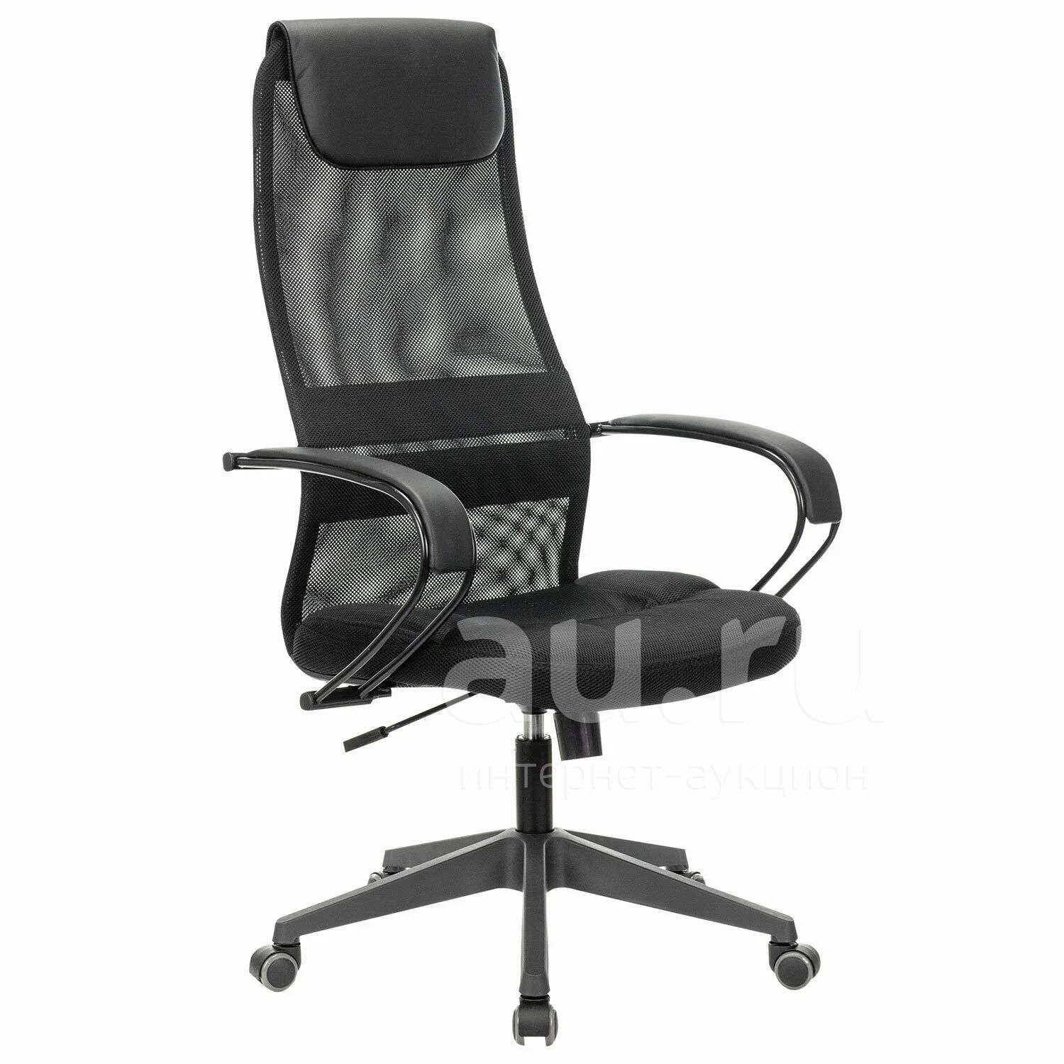 Кресло офисное Brabix Premium "Stalker EX-608 PL", ткань-сетка/кожзам ...
