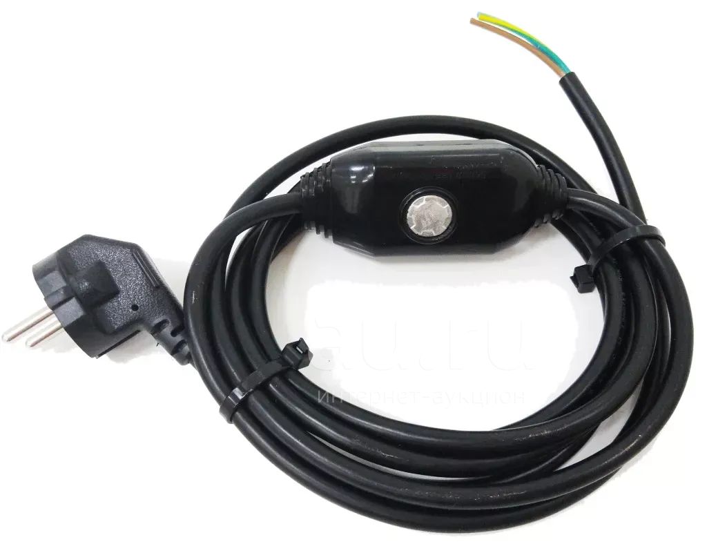 Терморегулятор для греющего кабеля на шнуре с вилкой Thermostat KIT .