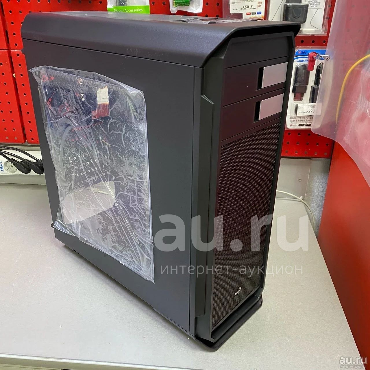 Корпус ATX Aerocool AERO-500 Window Black Edition (ATX, без БП, Внешние ...