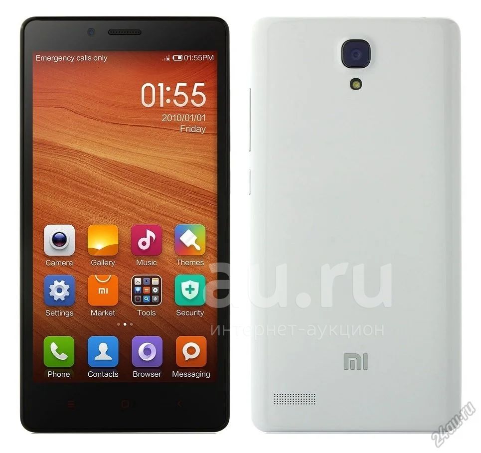 Смартфон Xiaomi Redmi Note 1S (белый) Поддерживает наш 4G LTE + Гарантия 1  год + Доставка по Красноярску. — купить в Красноярске. Состояние: Новое.  Смартфоны на интернет-аукционе Au.ru