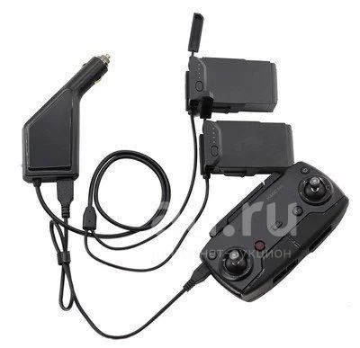 Автомобильное зарядное устройство для DJI Mavic Air на Два аккумулятора ...