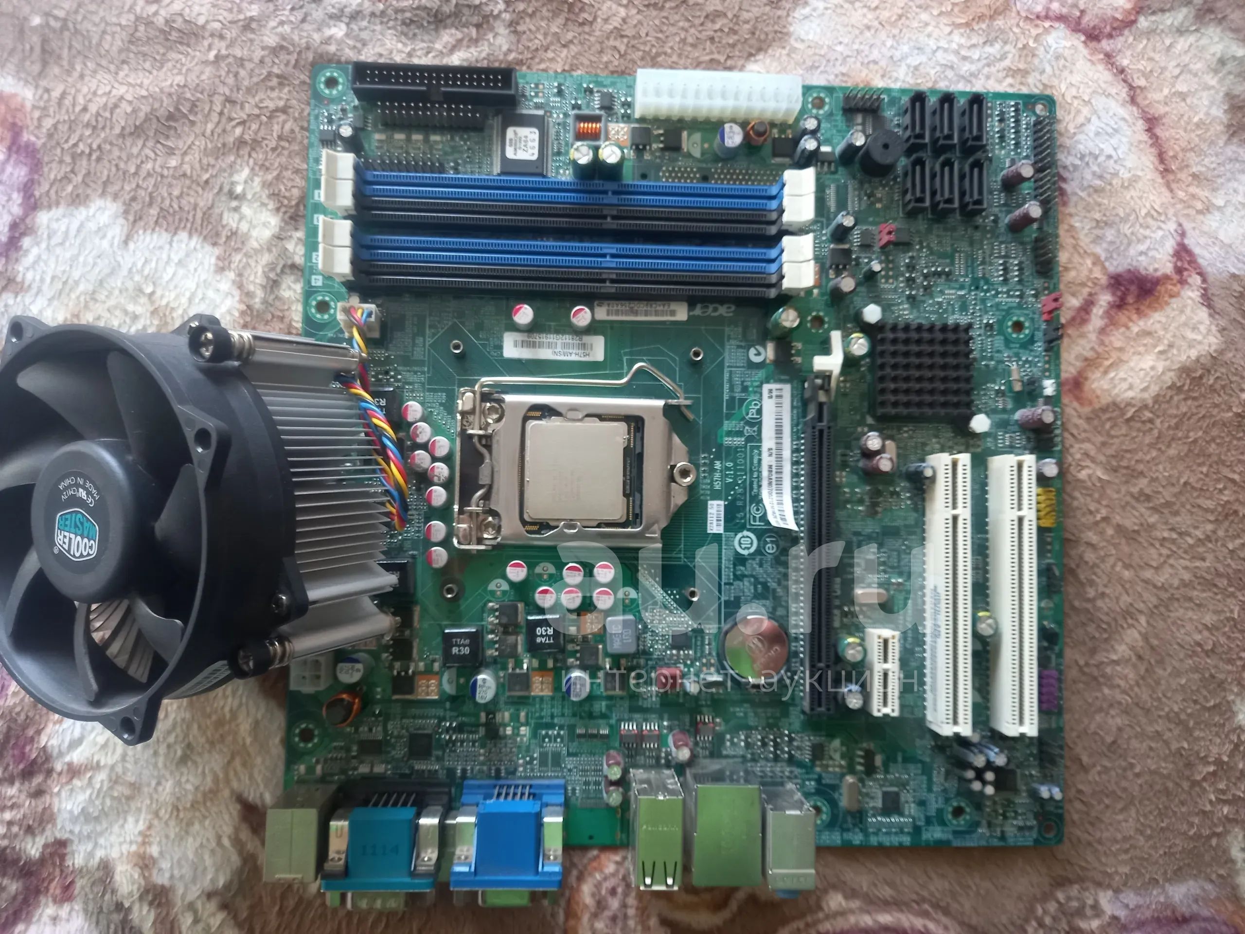 Материнская плата Acer h57h-am, проц i3-550, память. — купить в ...