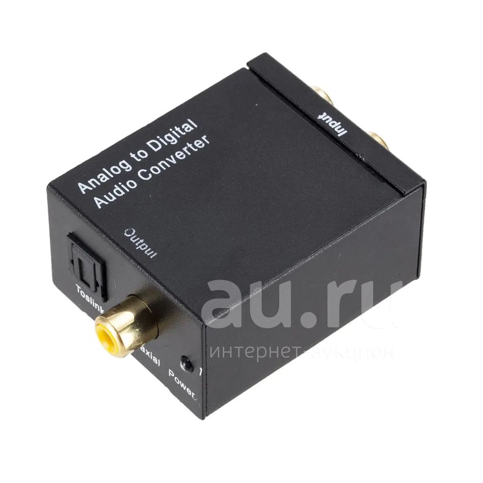 Адаптер конвертер декодер ADC (Analog to Digital) из аналогового 2x RCA ...