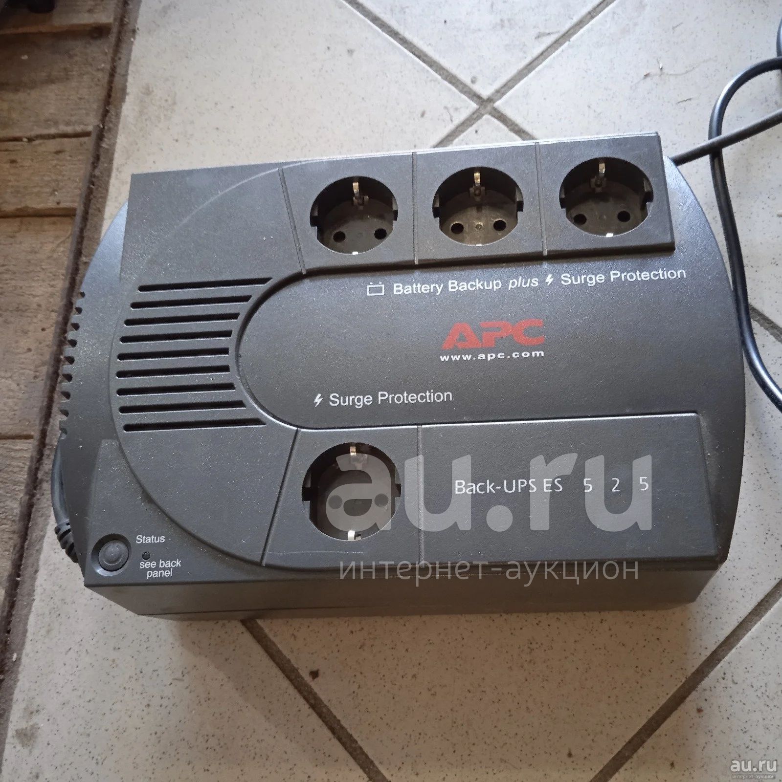 Источник бесперебойного питания APC Back-UPS ES 525VA BE525-RS 525 ВА ...