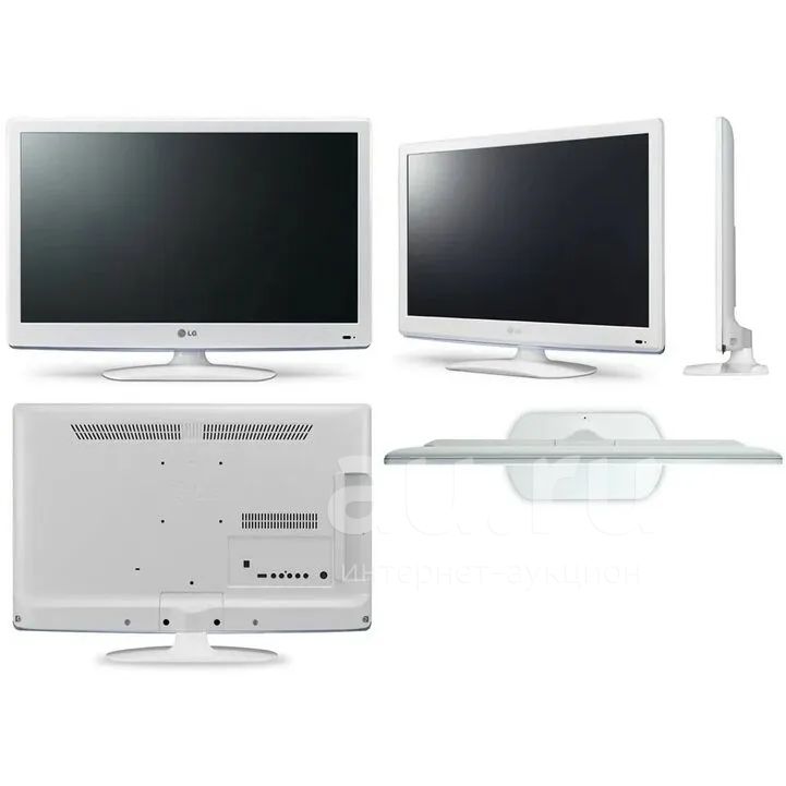 ЖК LED телевизор 32" LG 32ls359t,белый,smart без Wi-Fi,разбит экран ...