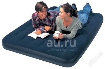 Матрас надувной intex classic downy bed full