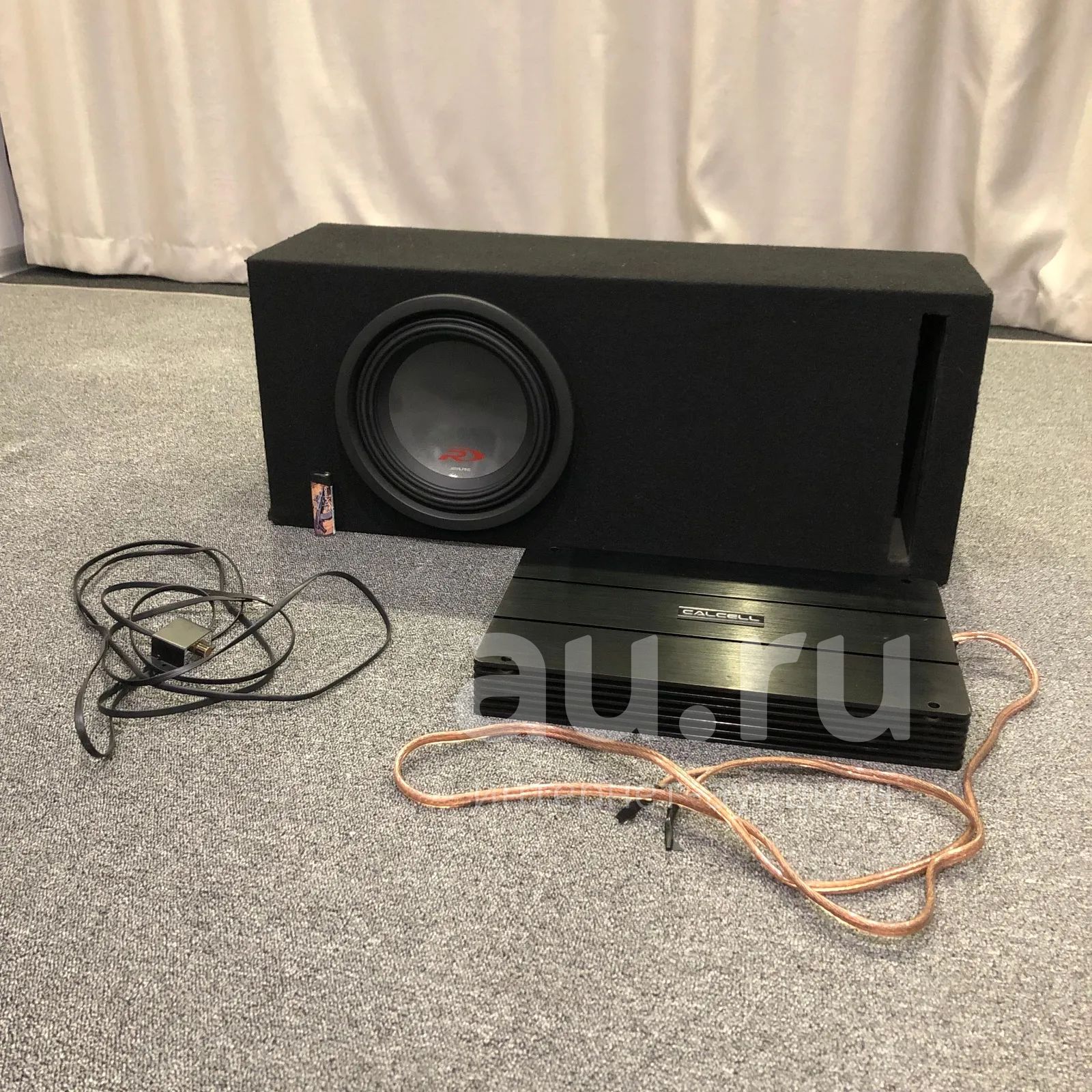 Сабвуфер с усилителем Alpine SWR , Calcell BST 1000.1 — купить в ...