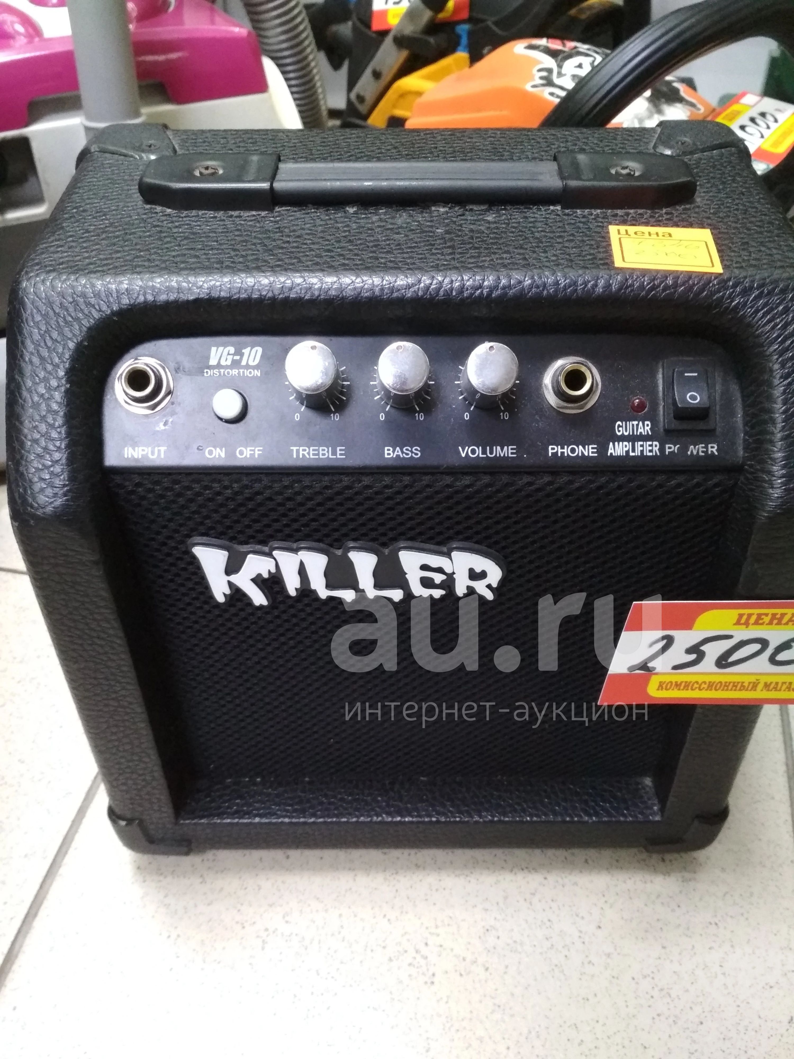 Гитарный комбо усилитель Killer VG-10 Distortion — купить в Красноярске.  Состояние: Б/у. Гитарные эффекты и комбоусилители на интернет-аукционе Au.ru