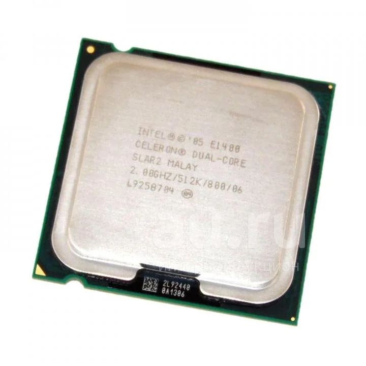 Процессор Intel | LGA775 | Celeron E1400 | 2 ядра | 2 потока | 2ГГц ...