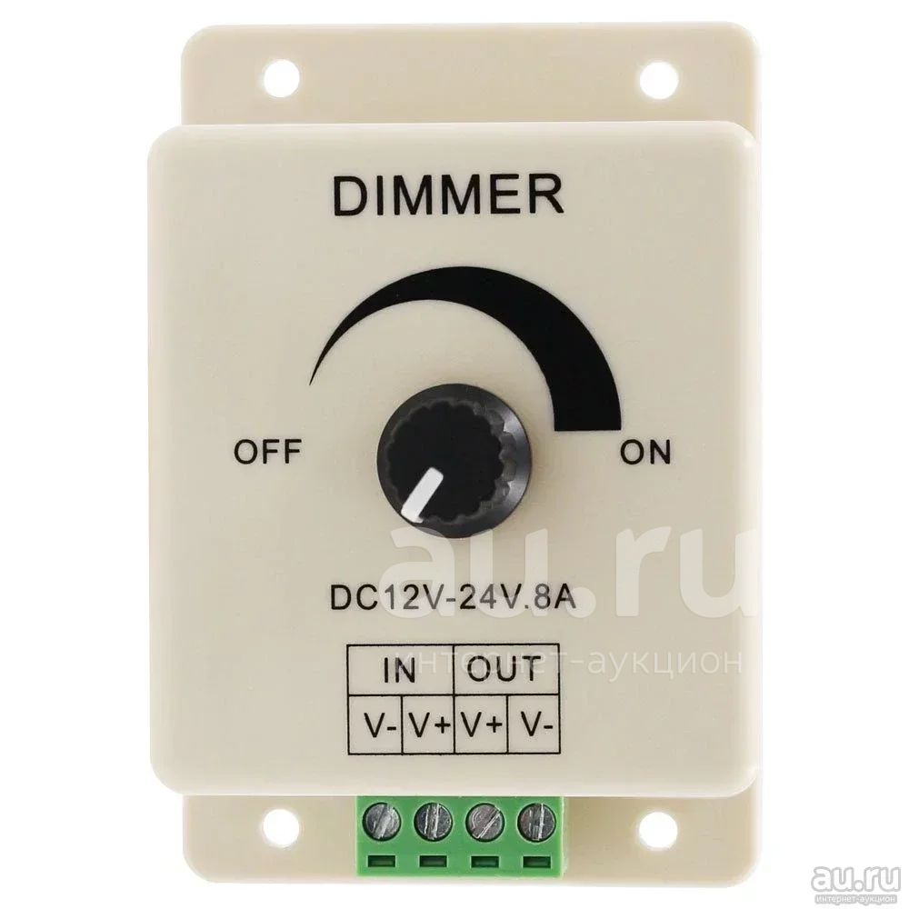 Диммер для светодиодной ленты, потенциометр, 12/24V | LED Dimmer ...