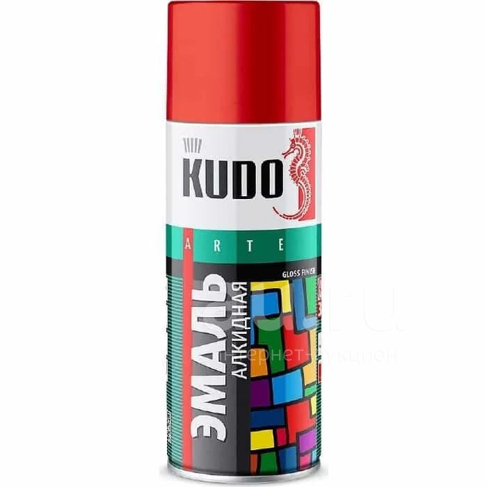 Краска-спрей KUDO серая KU-1018 /12/ — купить в Красноярске. Состояние ...