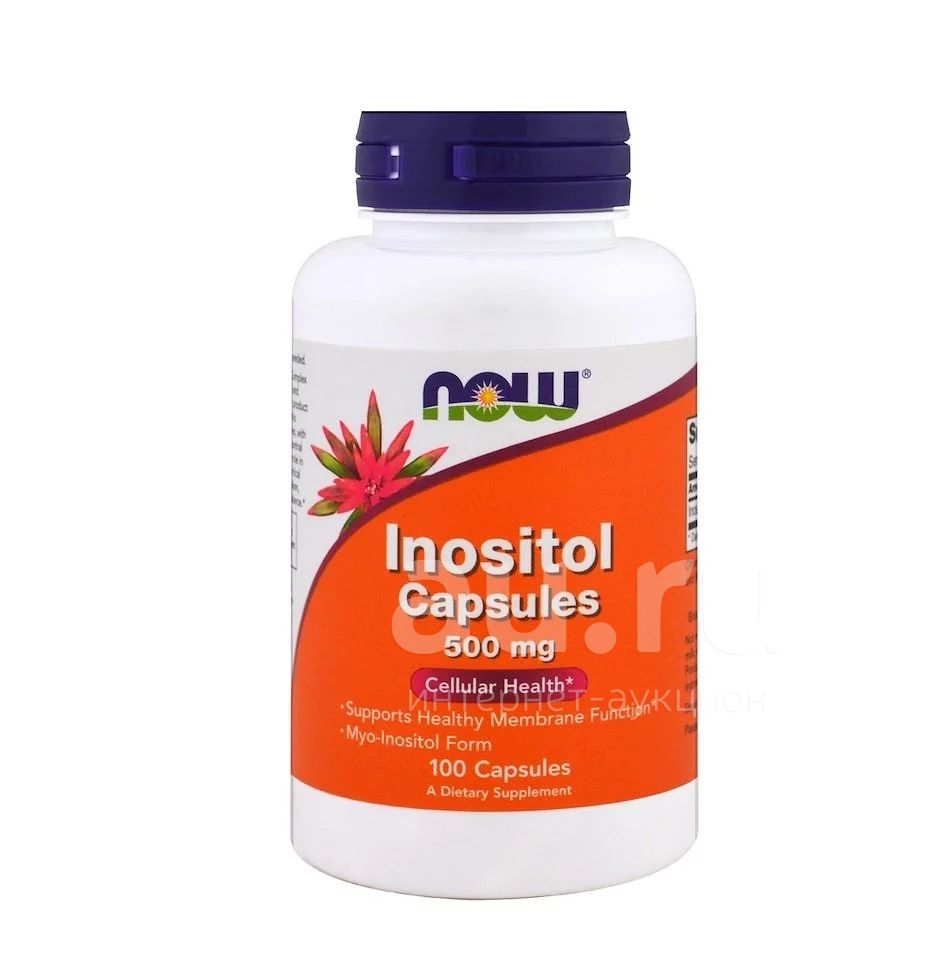 Now Foods, Инозитол, 500мг, 100капсул (Спортивное питание, Inositol ...