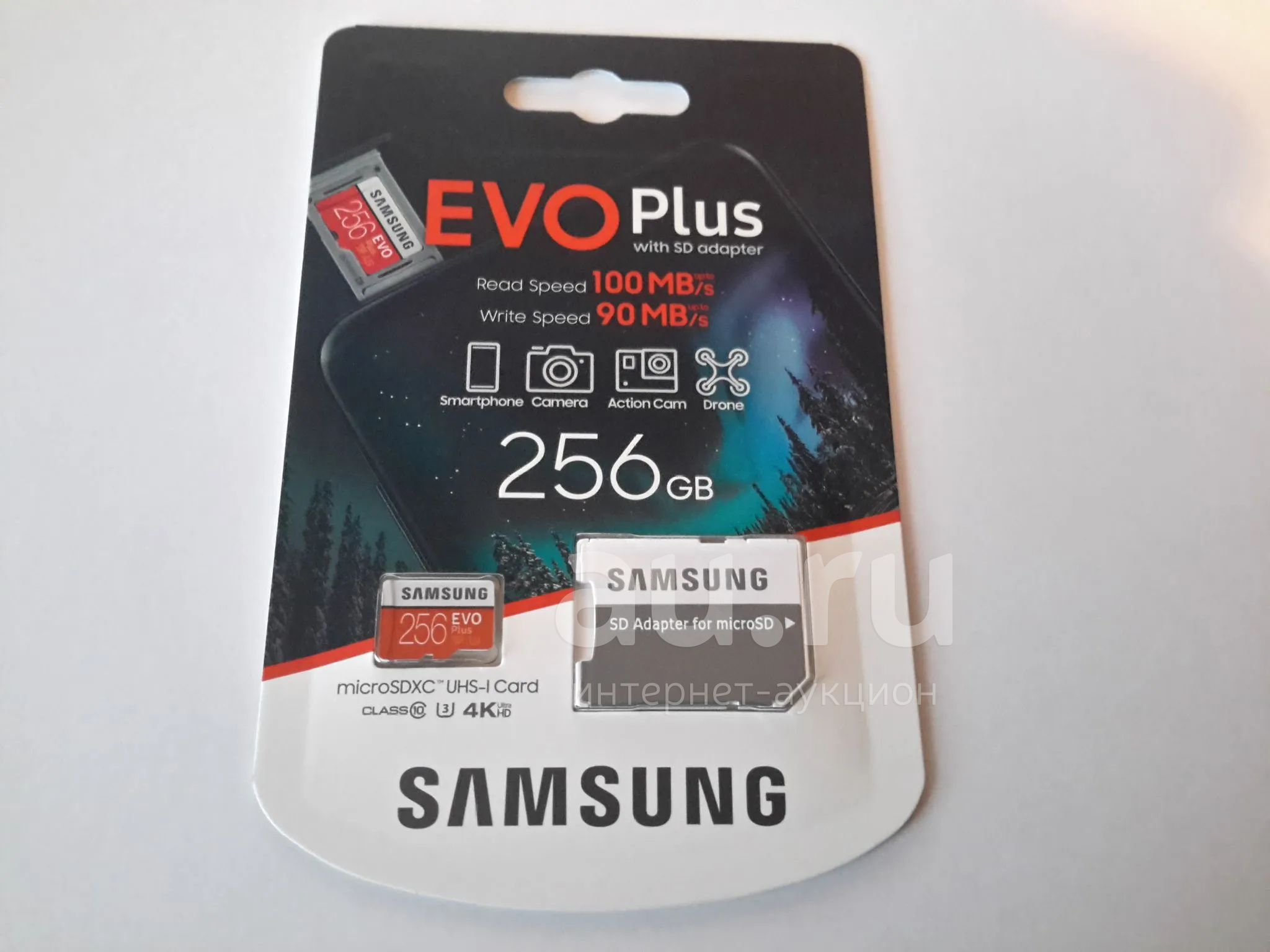 Карта памяти Samsung EVO Plus microsdxc 256 гб — купить в Красноярске ...