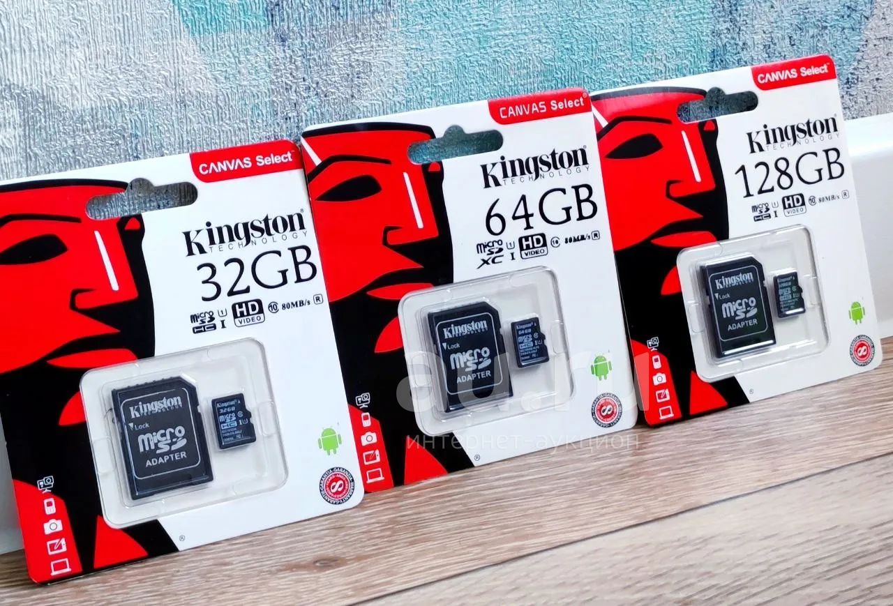 Карта памяти - Микро SD 128 Gb — купить в Красноярске. Состояние: Новое ...