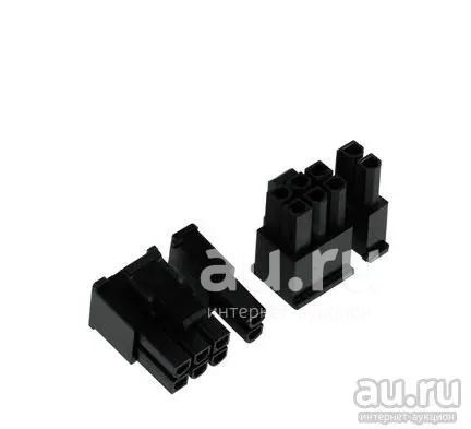 Разъем питания 6 pin + 2 Pin 8 Pin для блока питания видеокарт новый ...