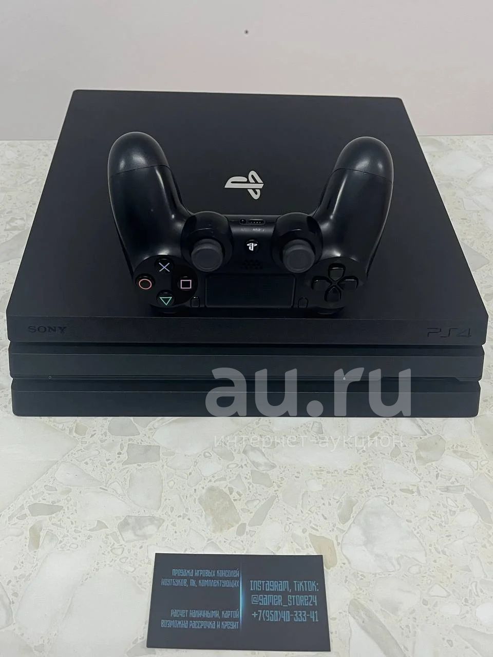 PlayStation 4 Pro тихая версия на 1000 Gb + Dualshock 4 v1 ps4 ps ...