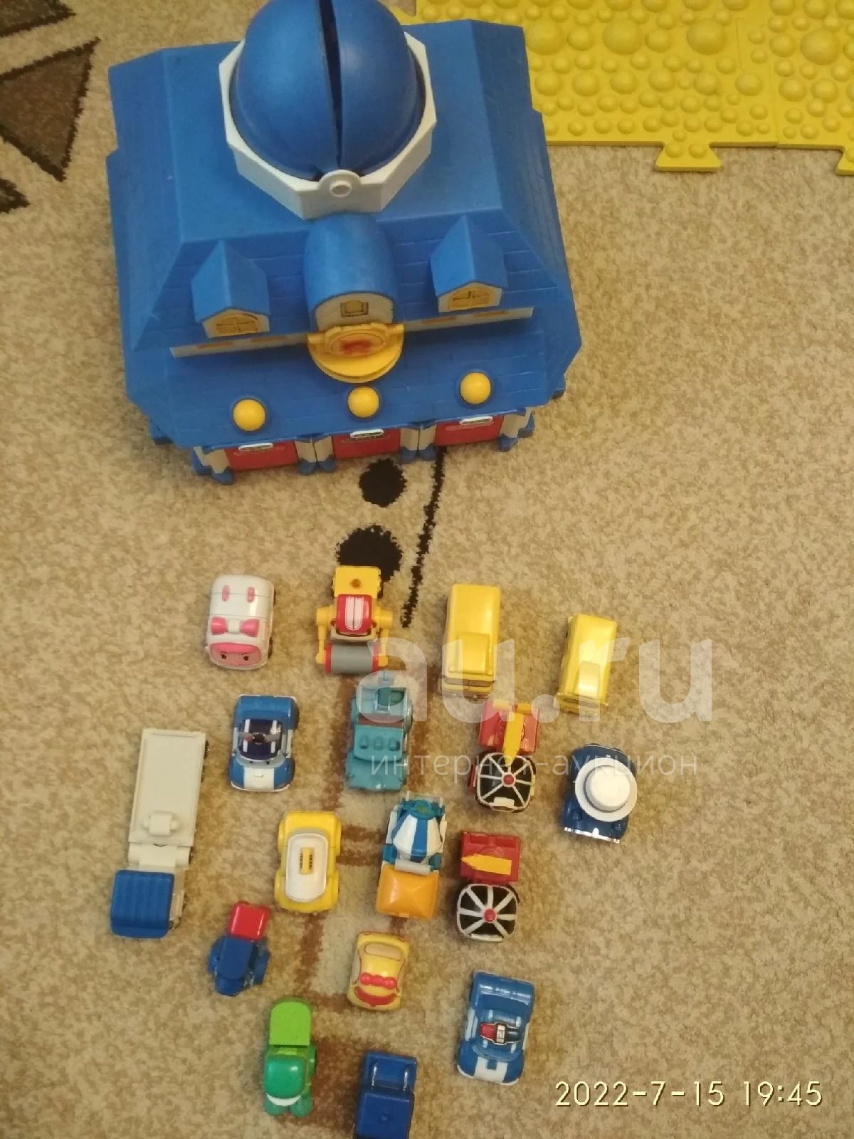 база Робокар Поли+ машинки+дорога — купить в Красноярске. Состояние: Б ...