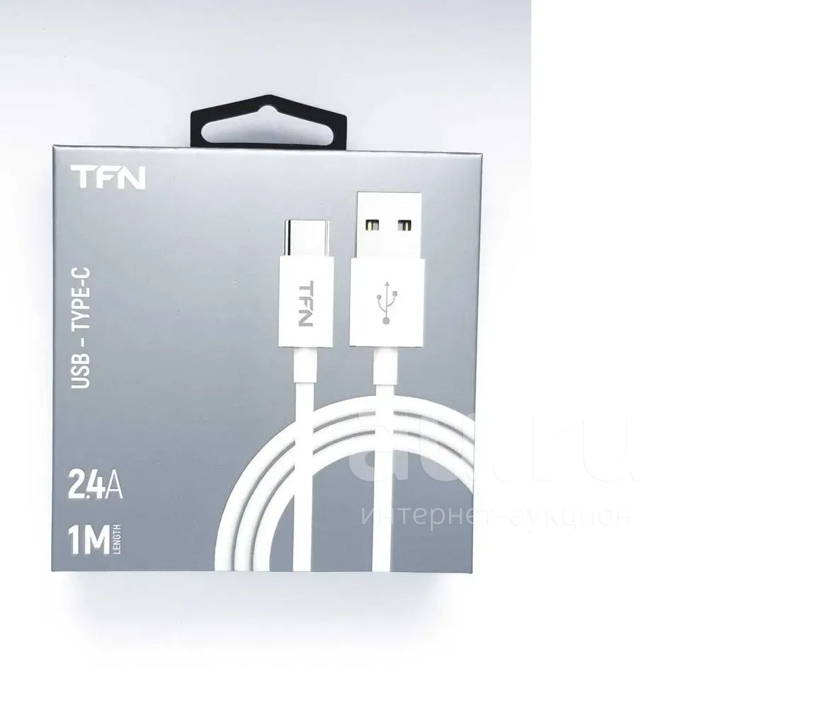 Кабель usb type-c TFN 1m 2.4a white (tfn-cusbcusb1mtpwh) — купить в ...