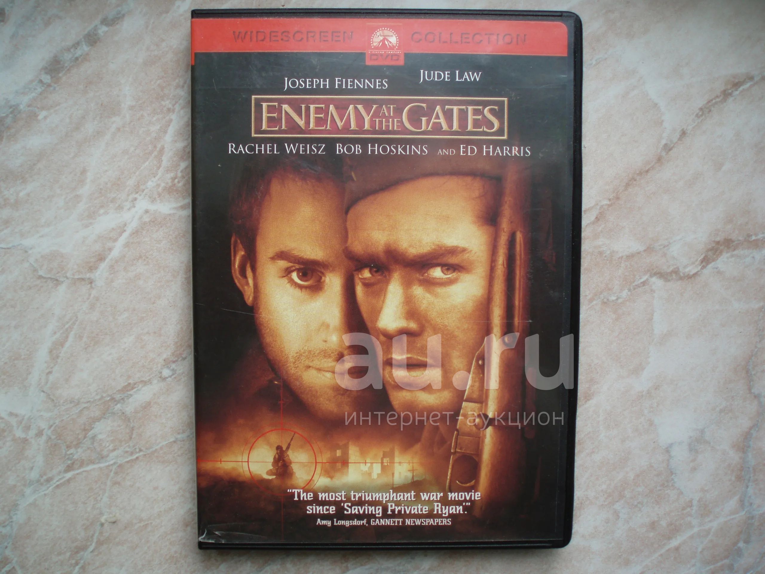 Редкое Коллекционное Подарочное Издание на DVD диске. ENEMY at the GATES.  (Фильм: Враг у Ворот). Widescreen Collection. — купить в Москве. Состояние:  Б/у. Видеозаписи, фильмы на интернет-аукционе Au.ru