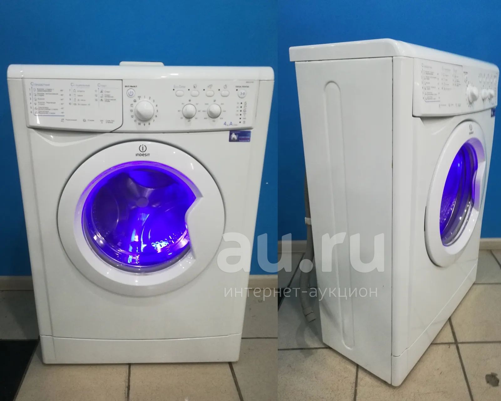 Стиральная машина Indesit IWUC 4105 код 531415 — купить в Красноярске.  Состояние: Б/у. Стиральные машины на интернет-аукционе Au.ru