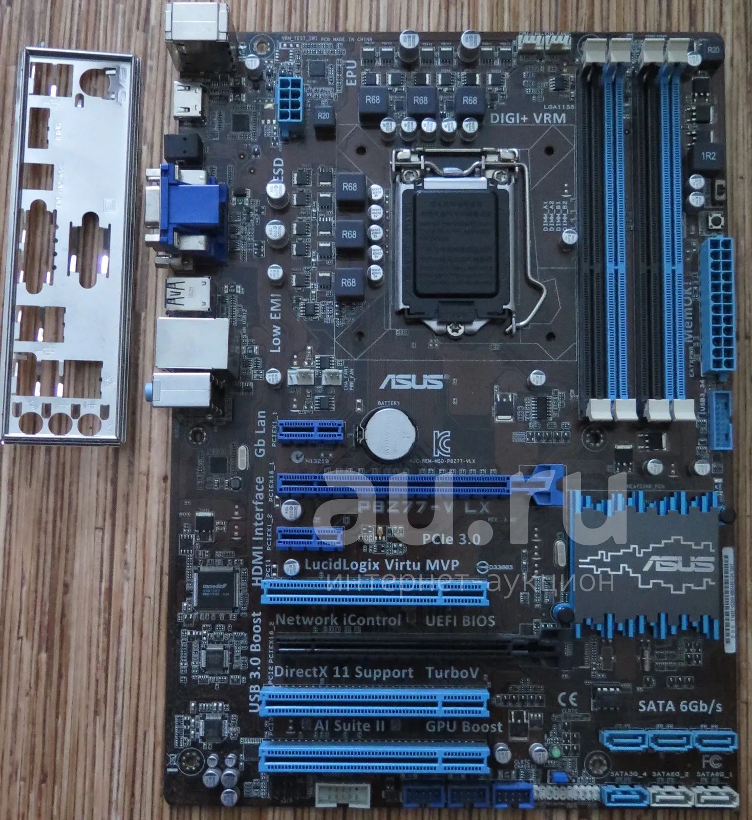 Материнская плата Asus P8Z77-V LX — купить в Красноярске. Состояние: Б ...