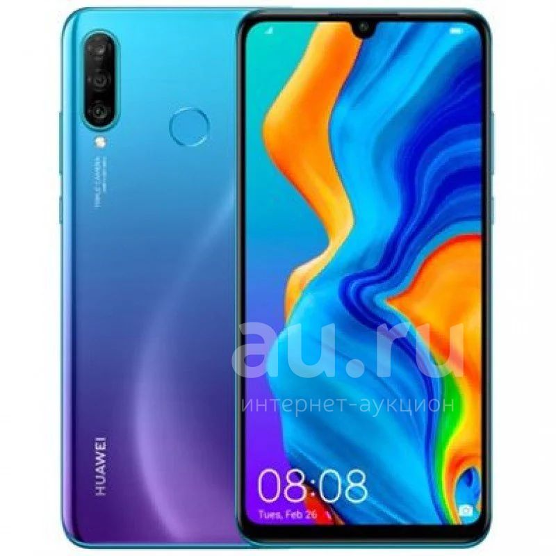 Смартфон Huawei P30 lite 4/128GB Peacock Blue - магазин. Гарантия 1 год ...