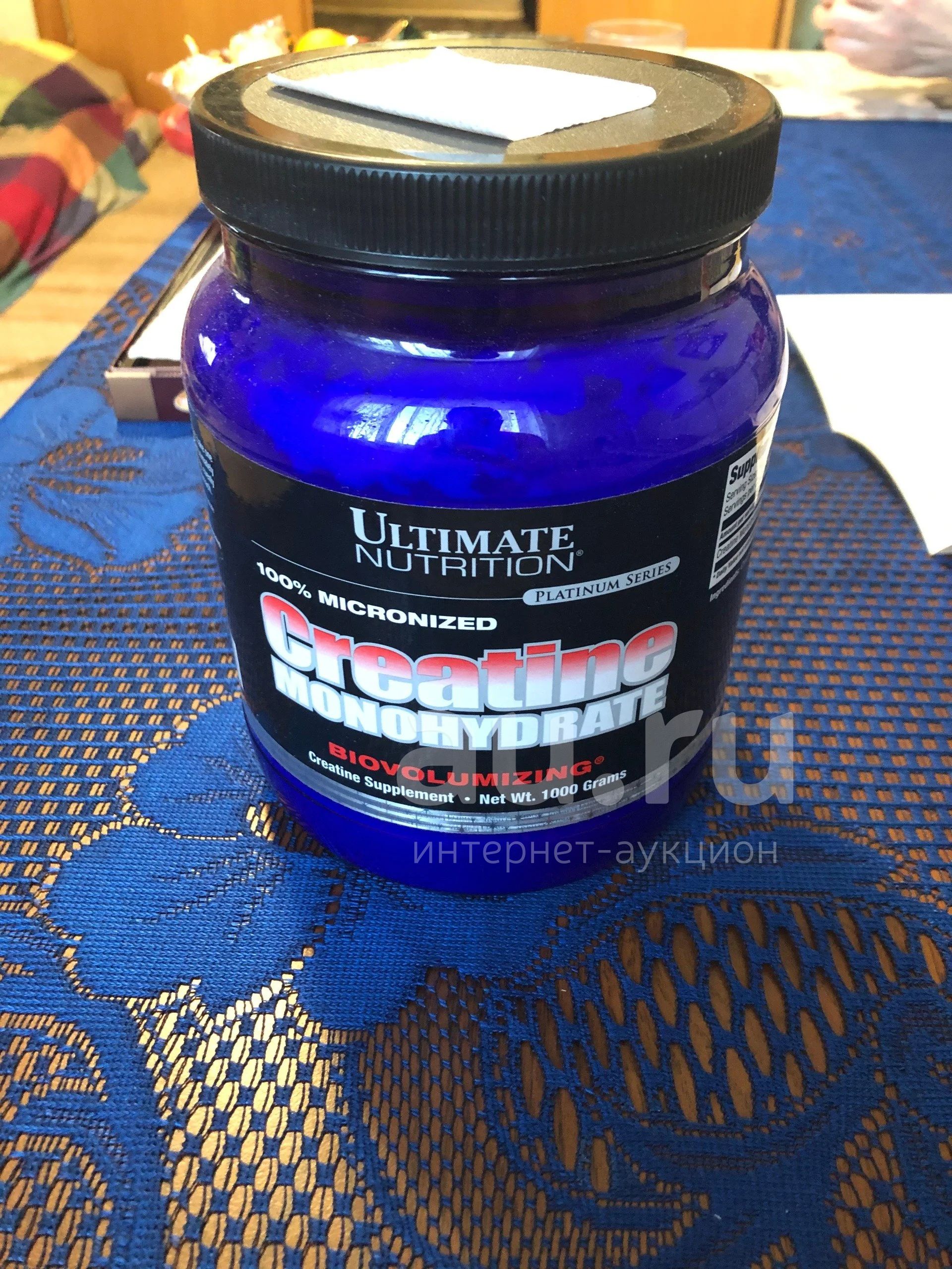 Креатин Ultimate Nutrition 100% Micronized 1000g — купить в Красноярске ...