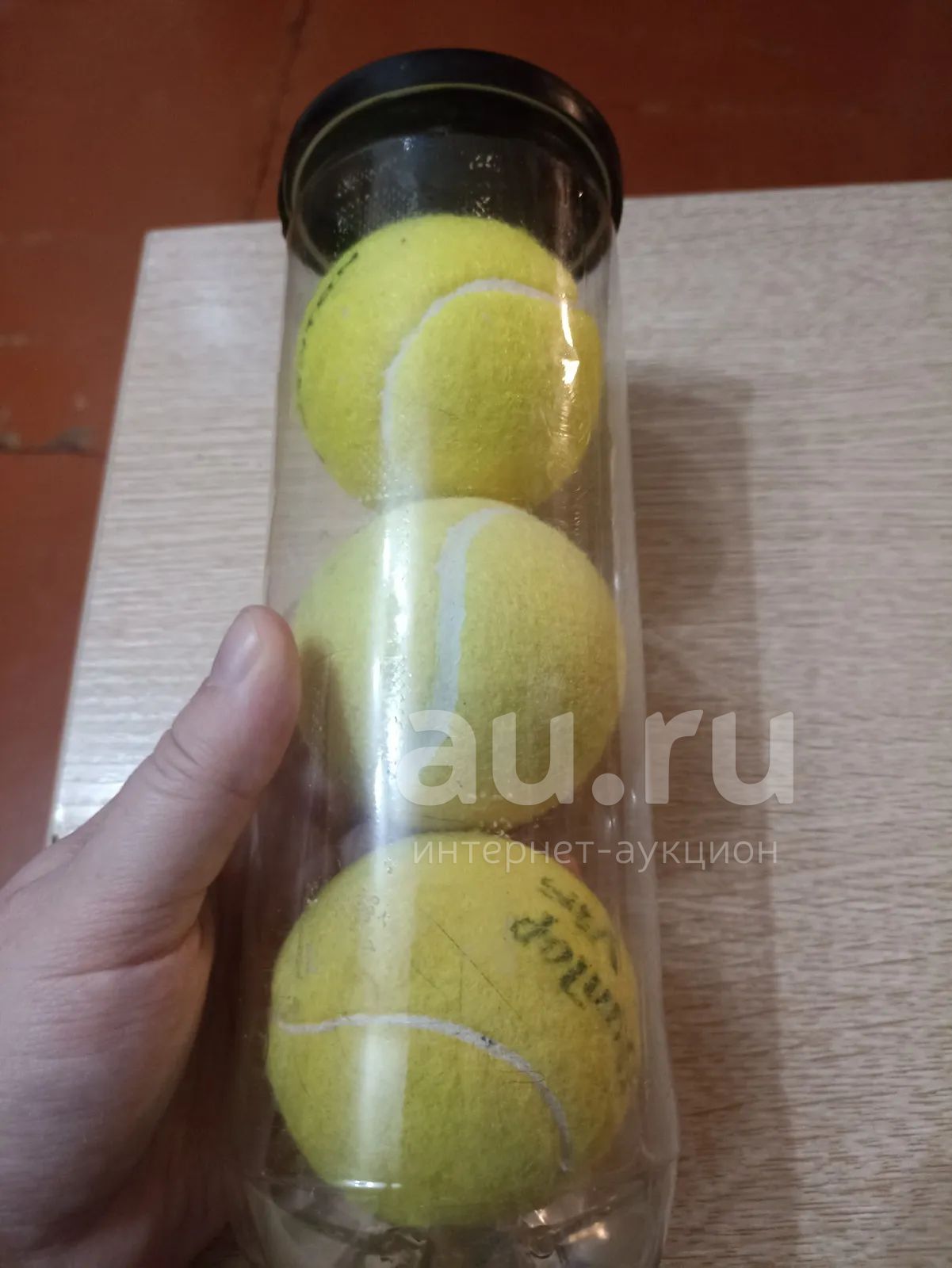 Теннисные шарики 3 шт с 1 рубля — купить в Красноярске. Состояние: Б/у ...