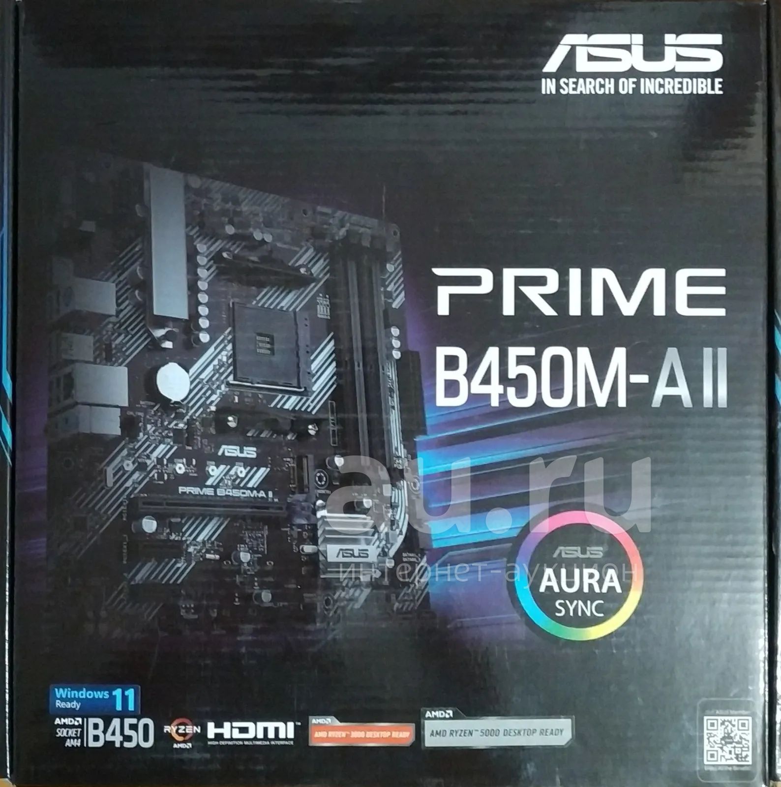 Материнская плата Am4 Asus PRIME B450M-A II — купить в Красноярске ...