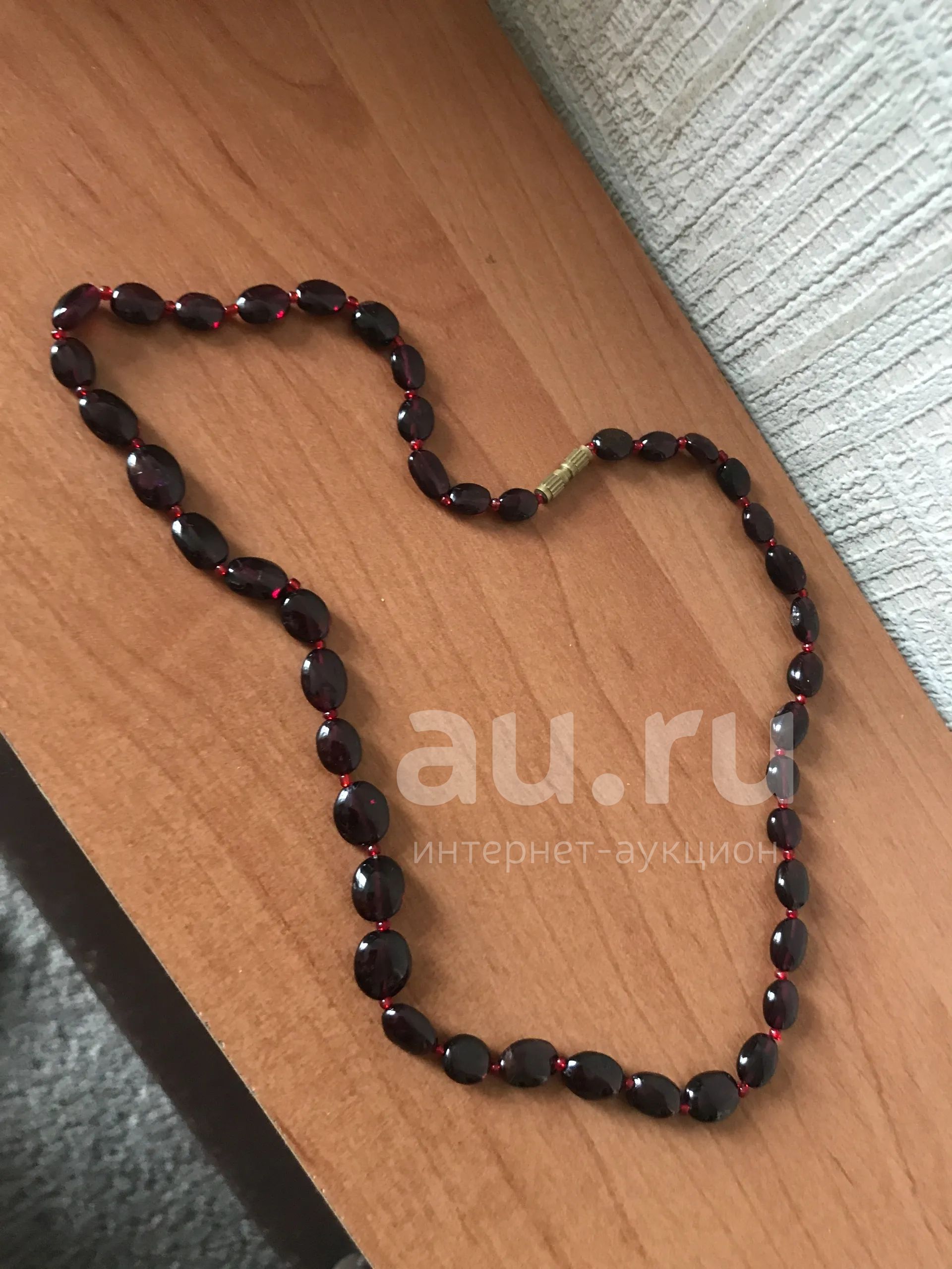 Рубиновые бусы — купить в Красноярске. Состояние: Б/у. Бусы на интернет ...