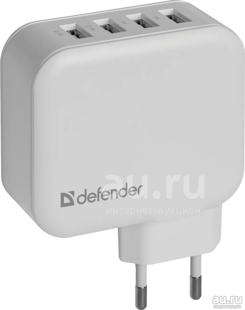 Сетевой адаптер USB Defender UPA-60 универсальное зарядное устройство  110-220В на 4xUSB, 5V / 6.2А (83544) — купить в Красноярске. Состояние:  Новое. Зарядные устройства, блоки питания, адаптеры сетевые для смартфонов  на интернет-аукционе Au.ru