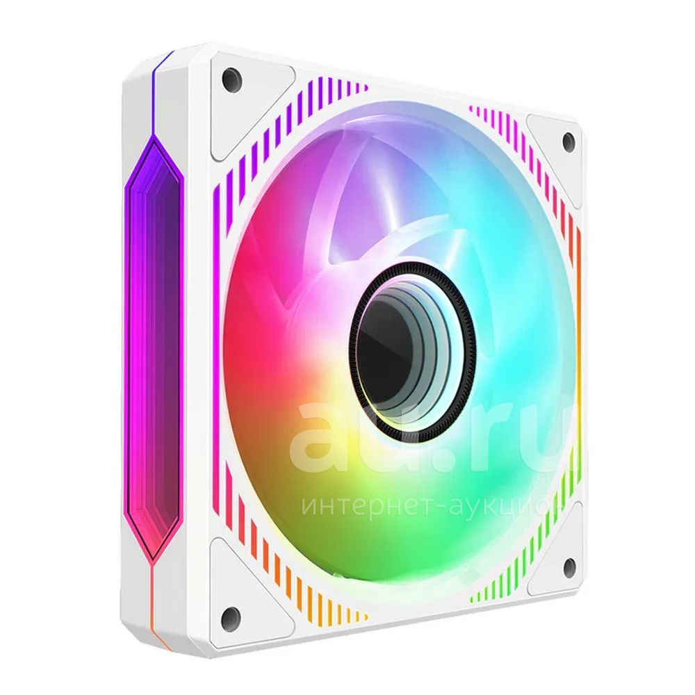 Вентилятор Alseye Mirror 120 White ARGB белый, 12x12 см, 61.5 CFM, 800 ...