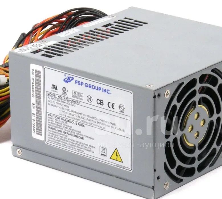 Блок питания FSP ATX-450PAF 450W для компьютера — купить в Красноярске ...