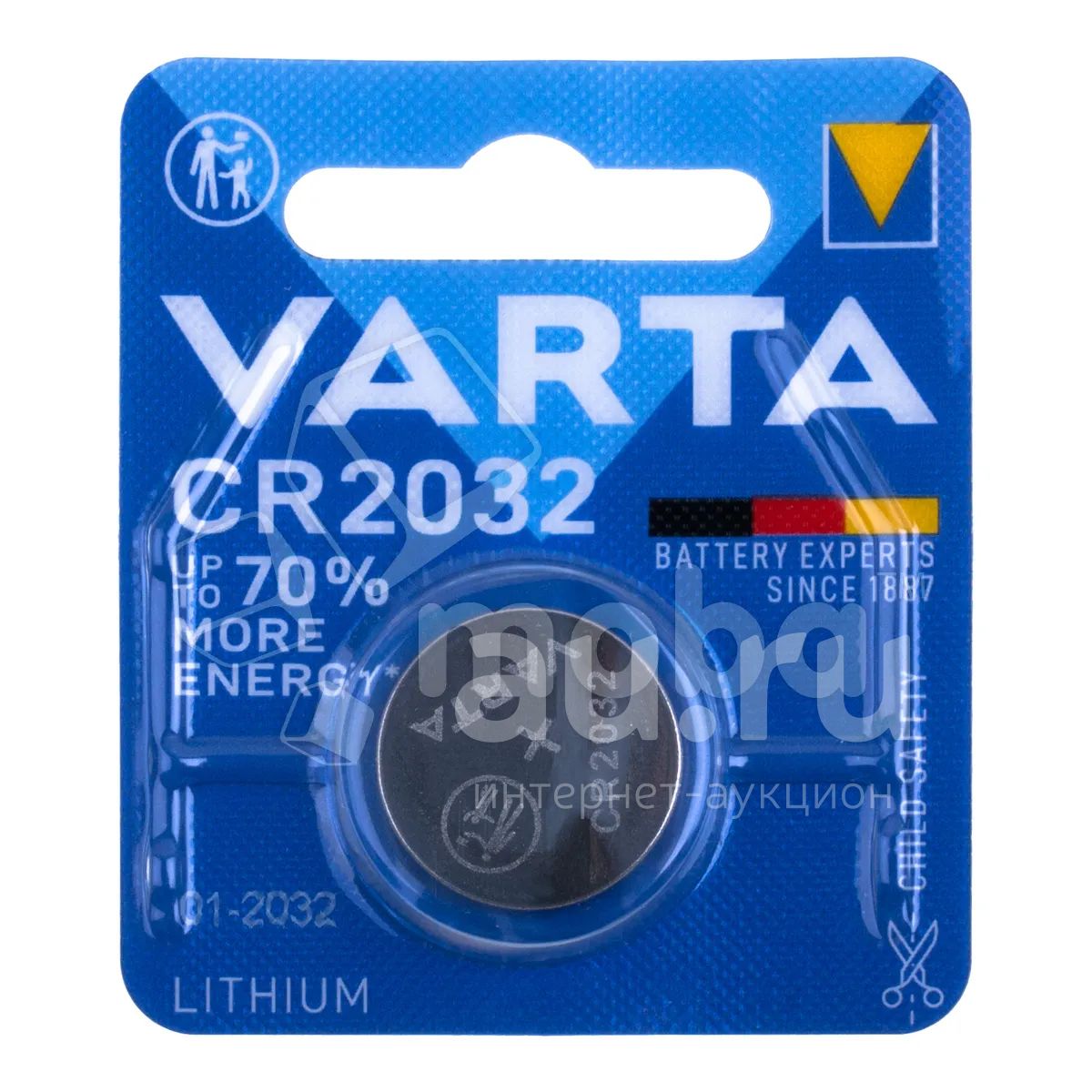 Батарейка CR2032 Varta ELECTRONICS Lithium 3V — купить в Красноярске ...