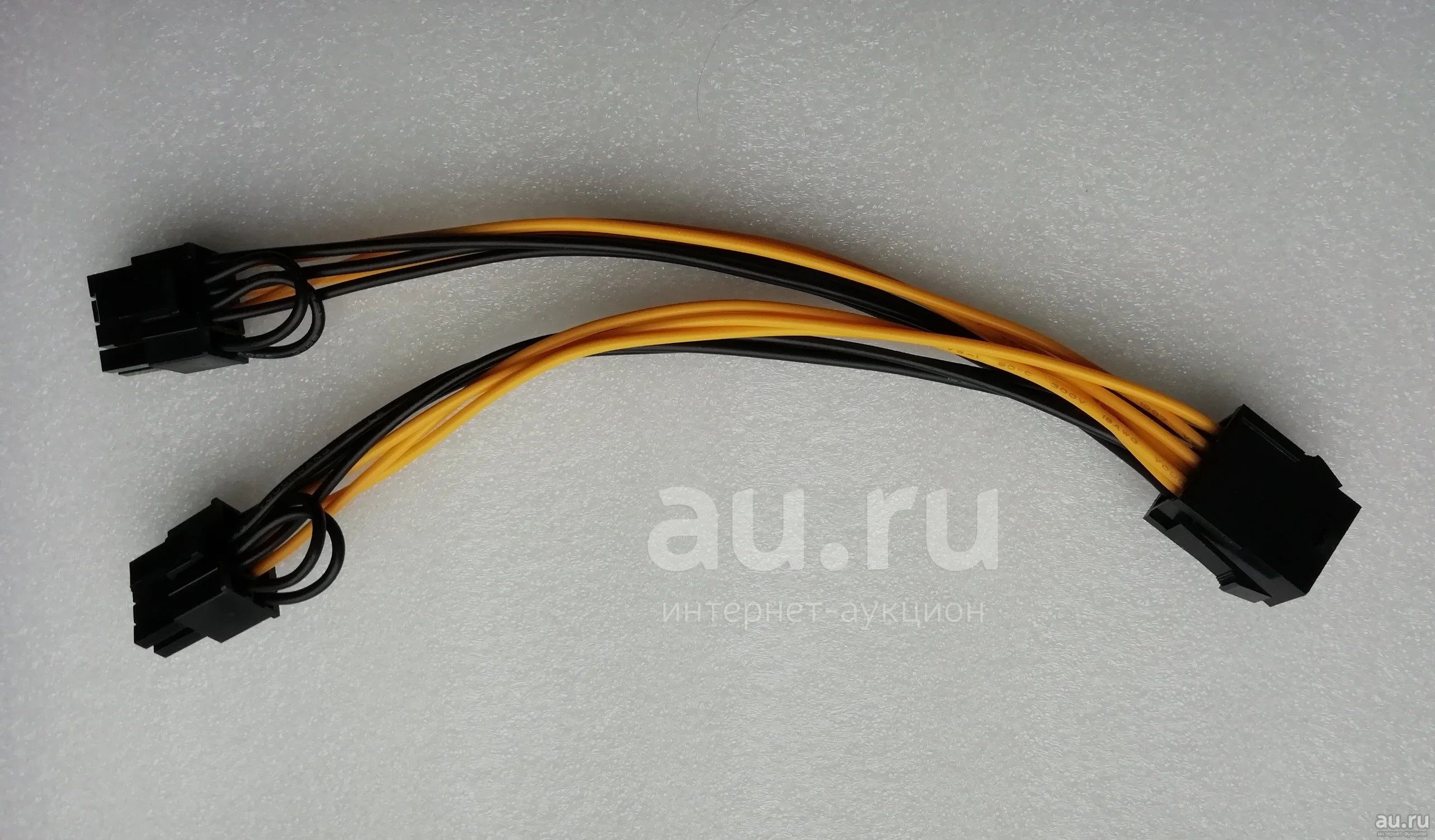 Разветвитель-удлинитель питания, переходник 8-pin CPU на два 6+2pin PCI ...