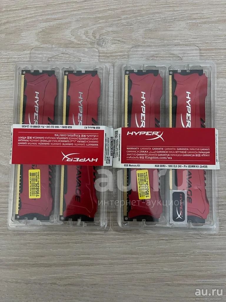 Оперативная память Kingston HyperX Savage [HX318C9SRK2/8] 8 ГБ+8 ГБ ...