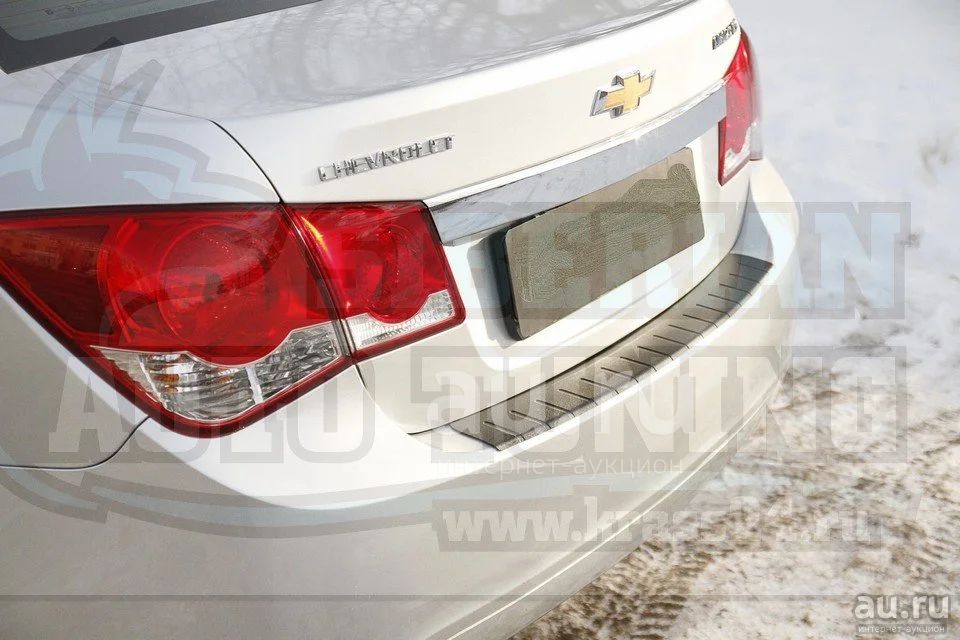 Шевроле Круз Накладка на задний бампер Chevrolet Cruze I 2009-2011 ...