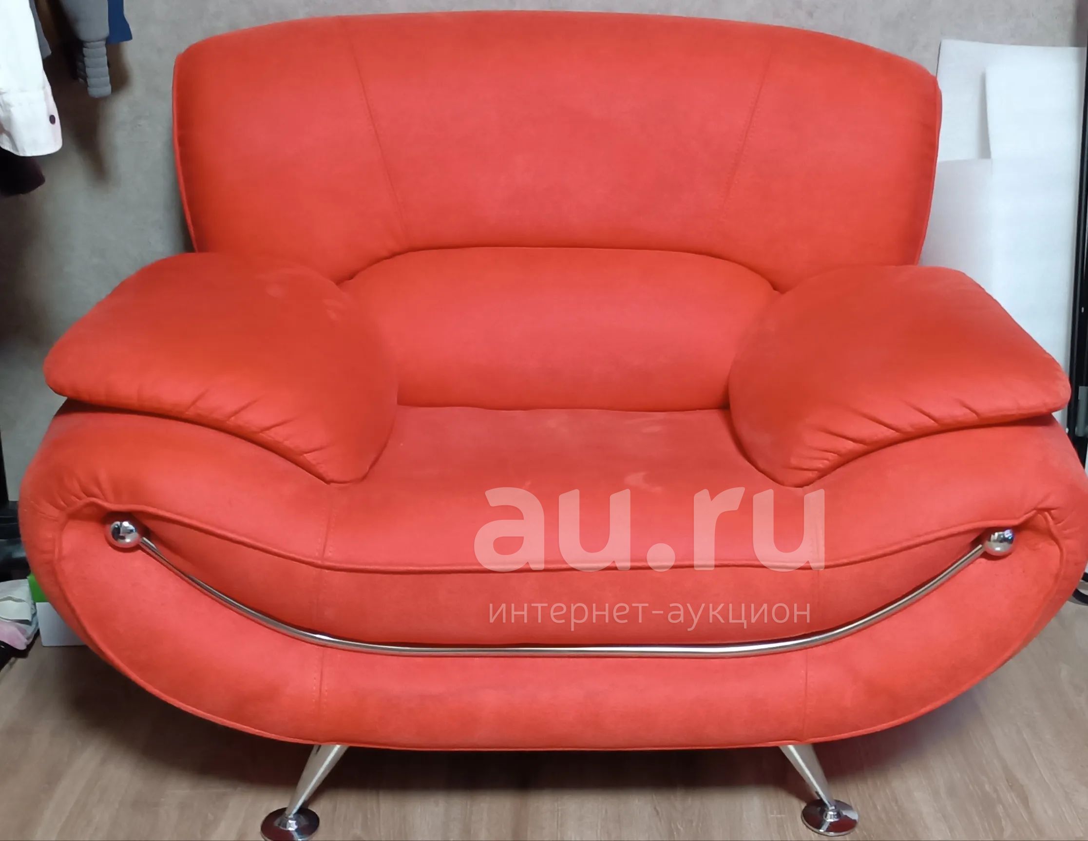 Кресло оранжевое — купить в Красноярске. Состояние: Б/у. Кресла, пуфы ...