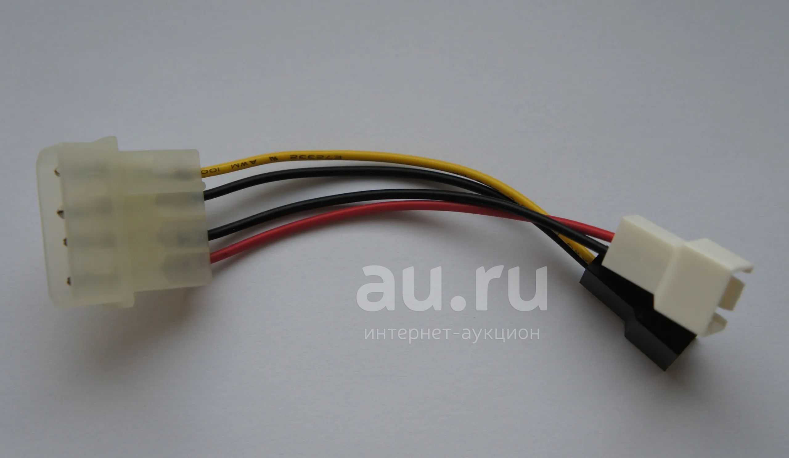 Переходник с MOLEX на два 3 pin — купить в Красноярске. Состояние ...