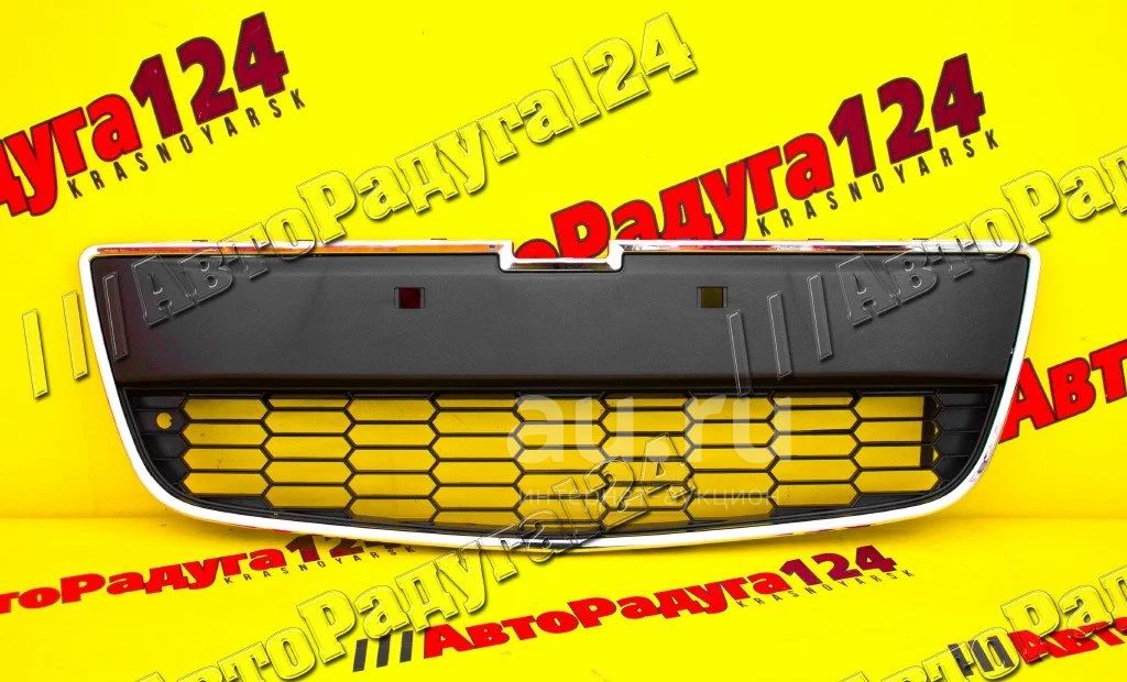 Решетка бампера Chevrolet Aveo, Шевроле Авео (2011-) в сборе ...