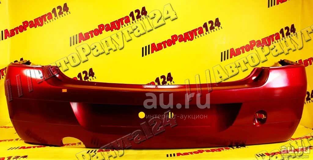 Бампер Renault Logan, Рено Логан задний Фаза1 Rouge Toreador (21B) П/О ...