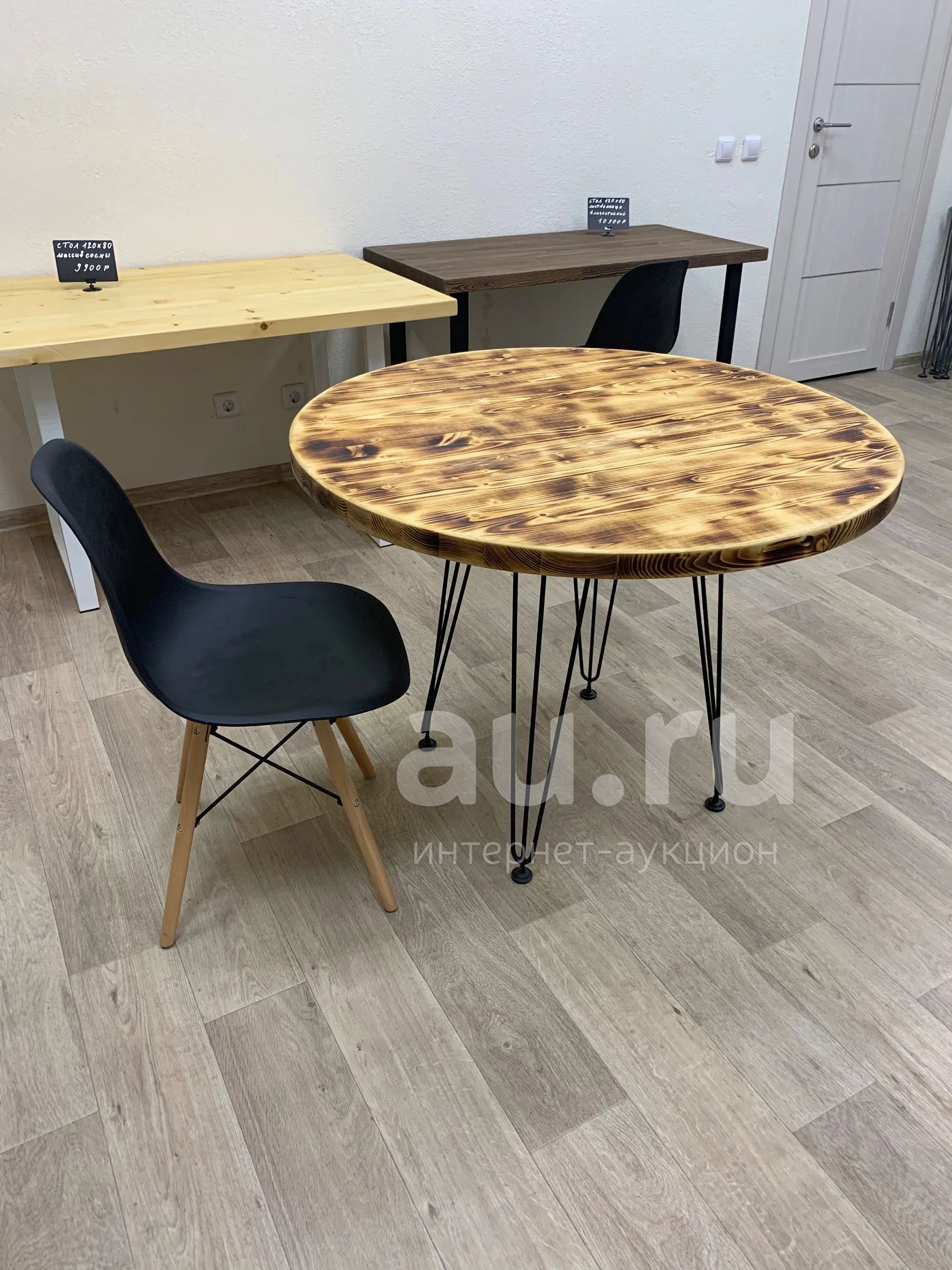 Круглый стол из массива — купить в Красноярске. Состояние: Новое. Столы ...