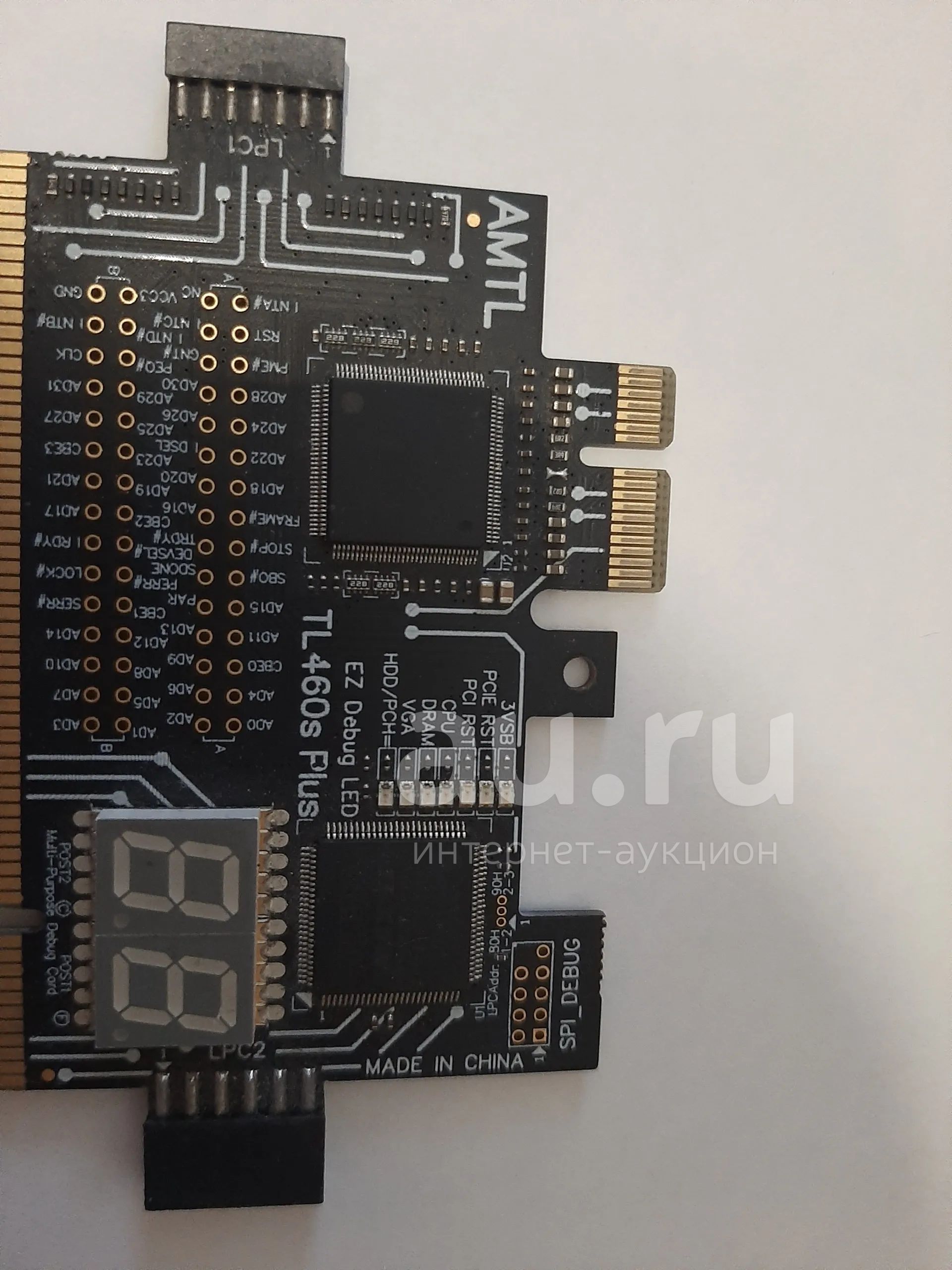 Пост карта TL460S Plus PCI PCI-E miniPCI-E LPC — купить в Красноярске ...