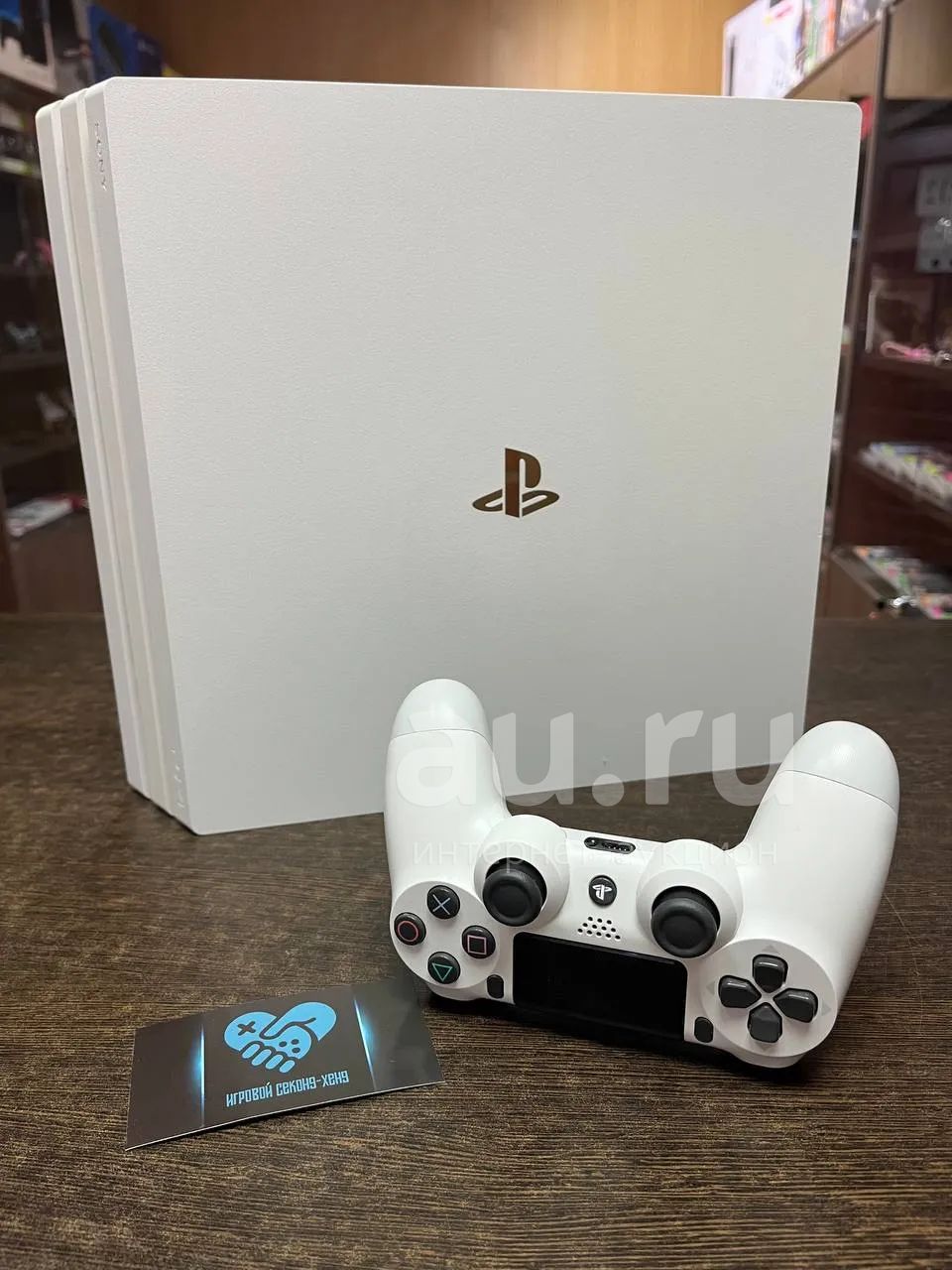 Белая PlayStation 4 Pro + Игры в подарок (тихая версия) 1000 Gb PS PS4 ...