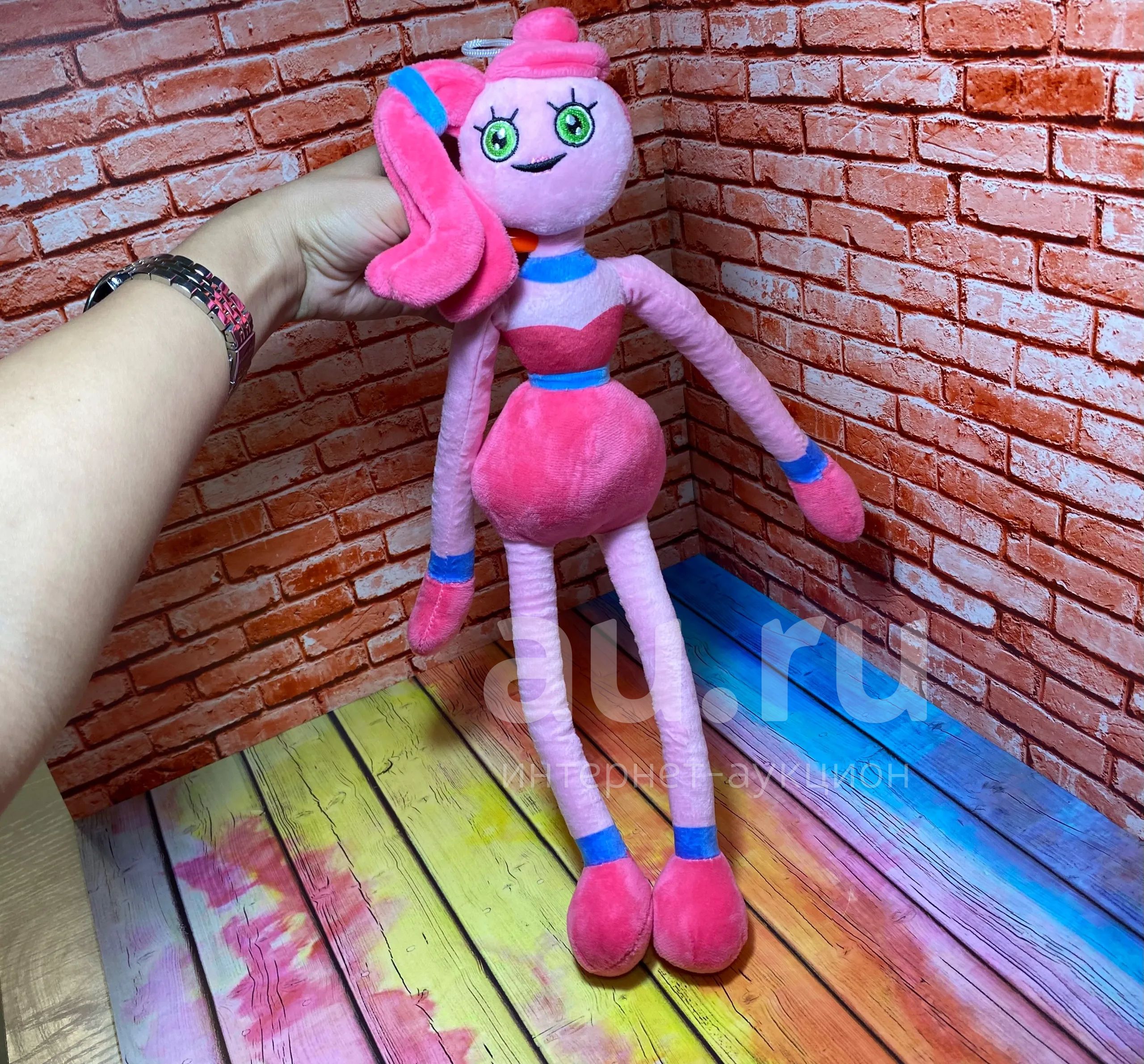 Новая мягкая игрушка мама Хаги Ваги Huggy Wuggy розовый герой мамочка ...