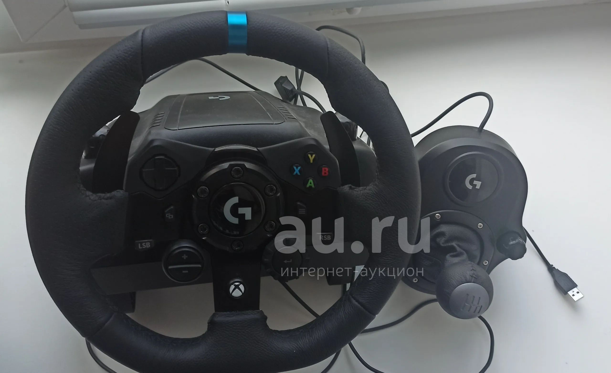 Руль Logitech G923 черный — купить в Красноярске. Состояние: Б/у. Рули ...