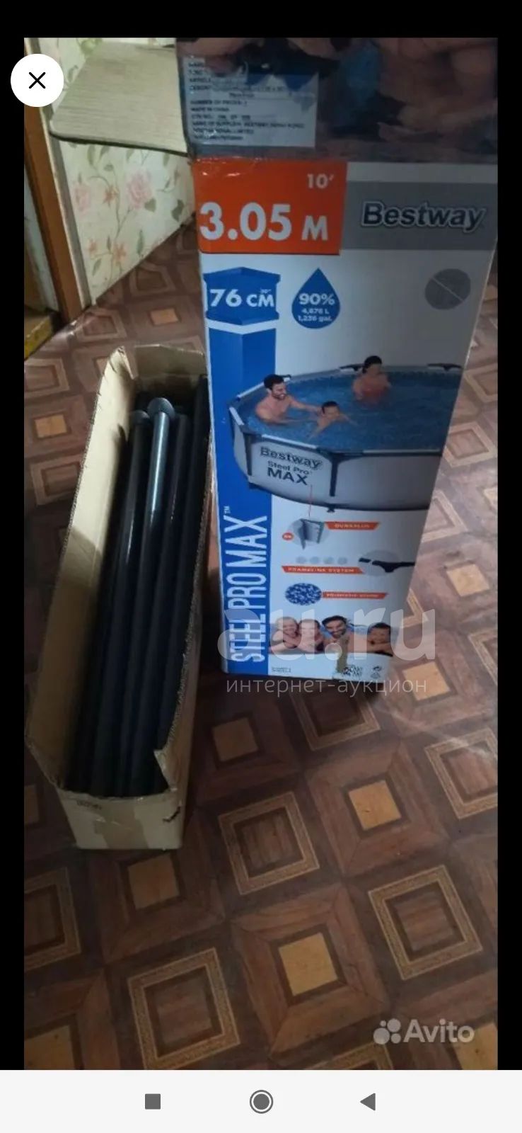 Бассейн каркасный Bestway 305cm*76cm — купить в Красноярске. Состояние ...