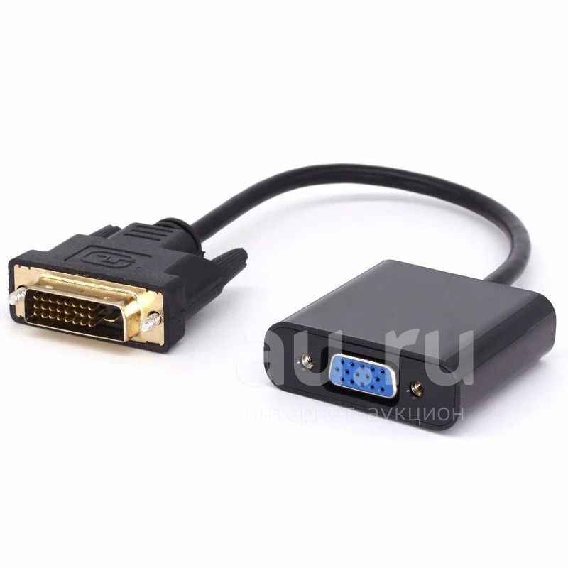 DVI-D to VGA HDTV (DVI2VGA) активный видео переходник адаптер конвертер ...