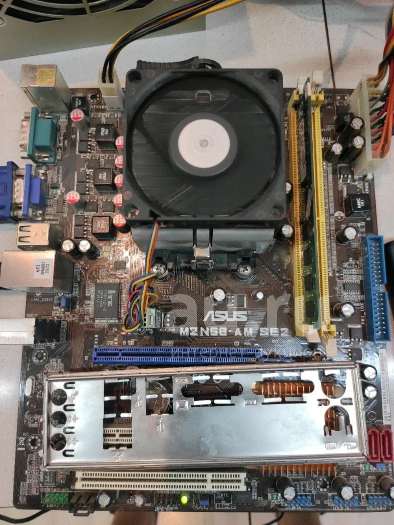 Материнская плата Asus M2N68-AM SE2 + процессор + кулер + память ...